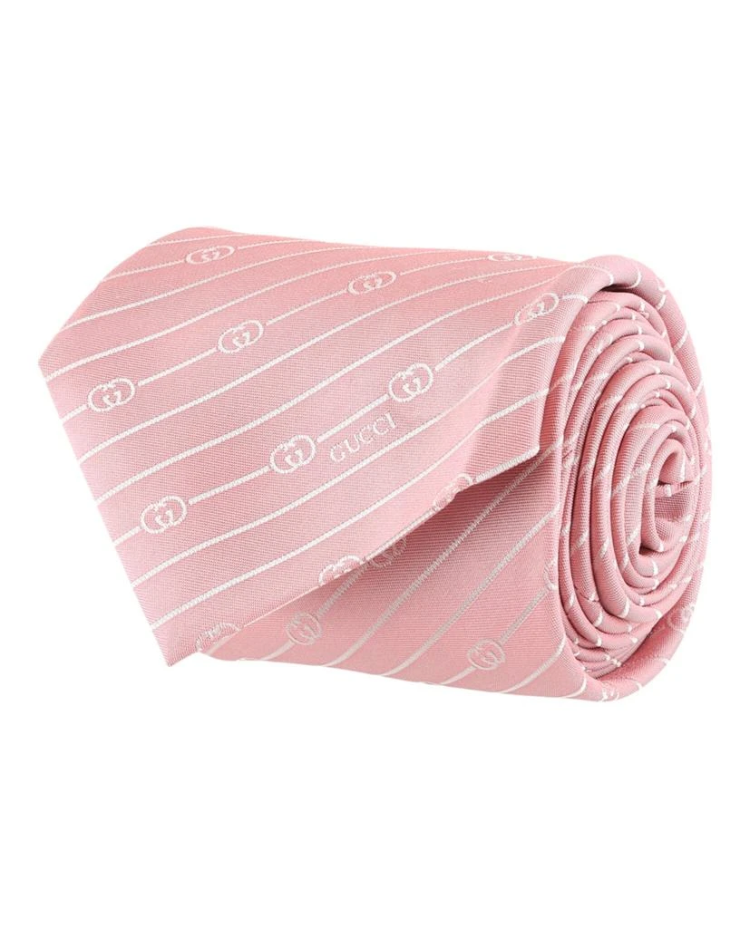 Gucci Interlocking G Silk Jacquard Tie