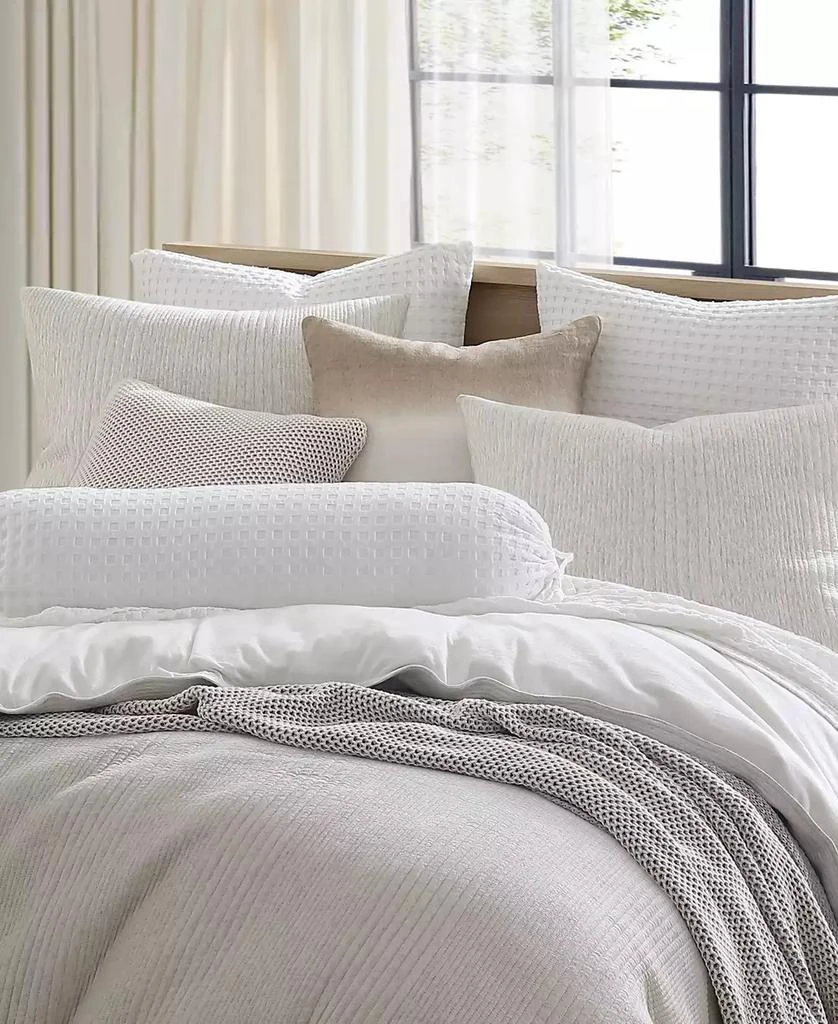 DKNY Pure Ribbed Jersey 3-Pc. Duvet Cover Set 3