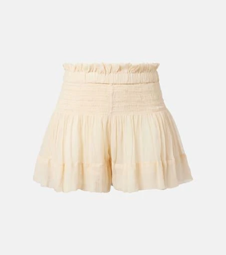 Isabel Marant Maelly shirred silk shorts 1