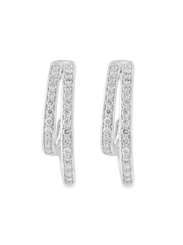 Effy 14K White Gold
0.95 TCW Diamond Drop Earrings 1
