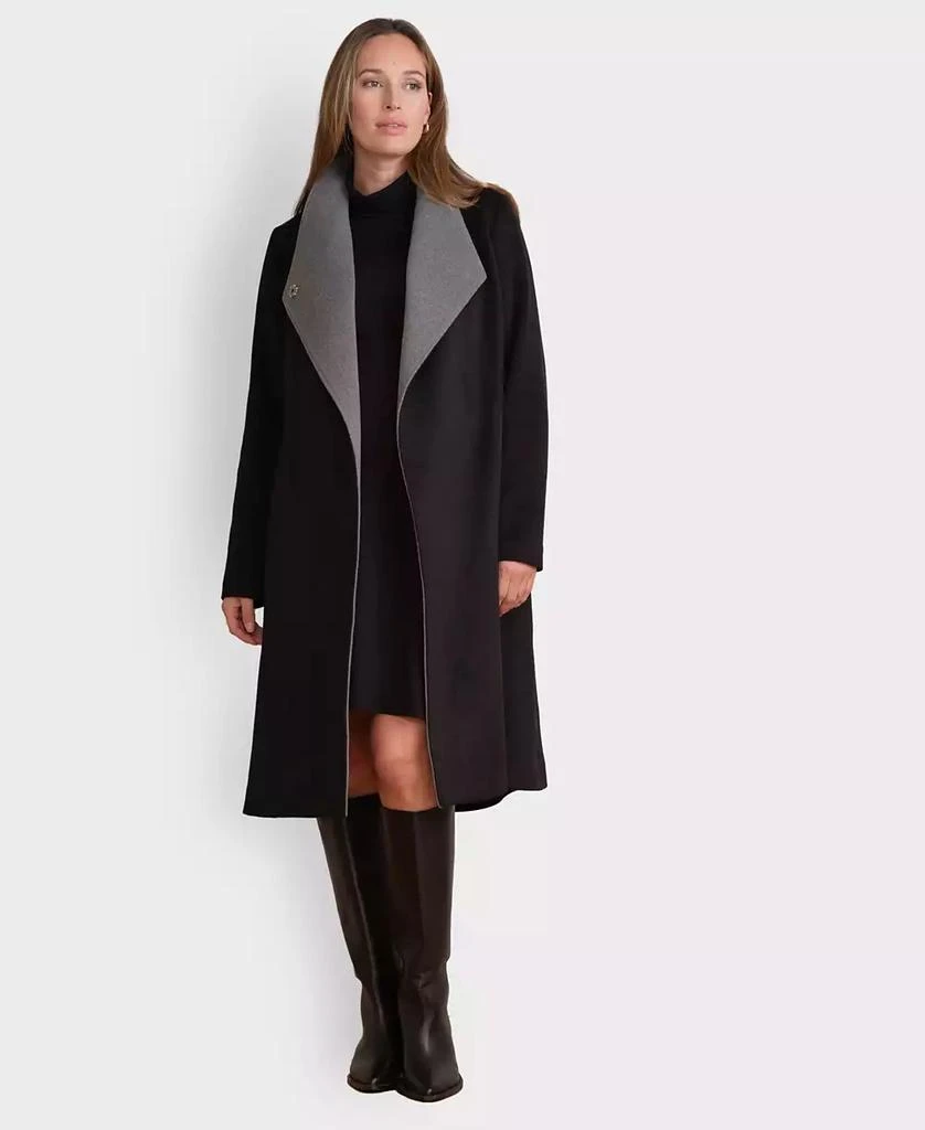 Seraphine Women's Wool Blend Wrap Maternity Coat 2