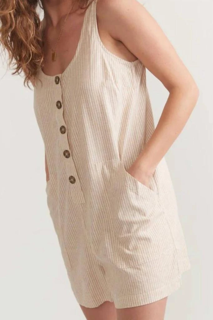 Marine Layer Marine Layer - Sydney Sleeveless Romper 4
