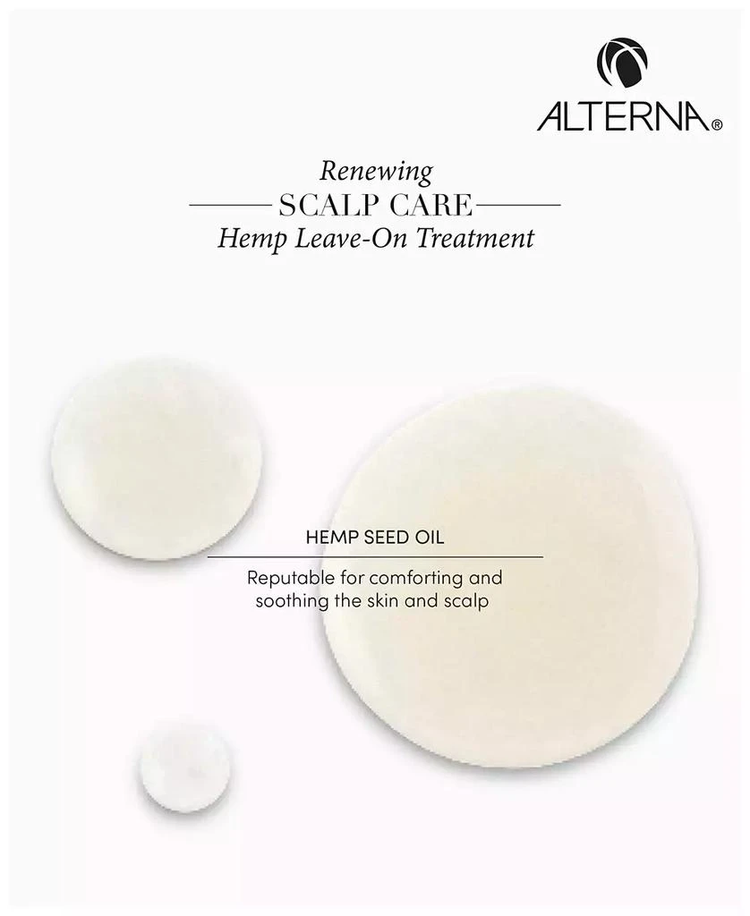 ALTERNA Renewing Scalp Care Hemp Leave-On Treatment, 2.5 oz. 9