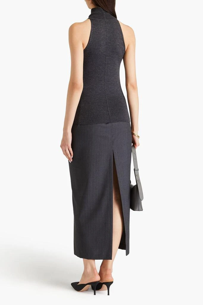 Totême Ribbed wool-blend turtleneck top 3