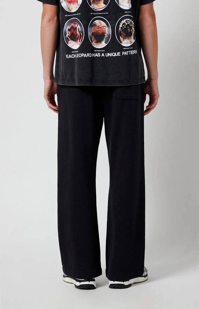 PacSun Black Wash Baggy Sweatpants 4