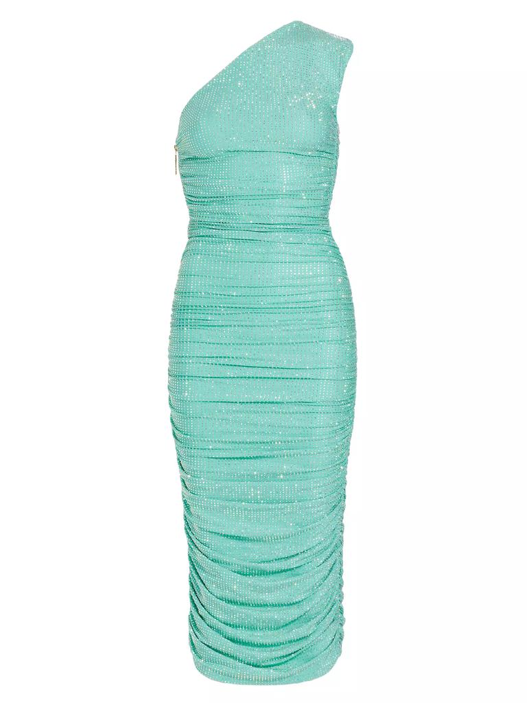 BRONX AND BANCO Maya One-Shoulder Diamond Midi Dress