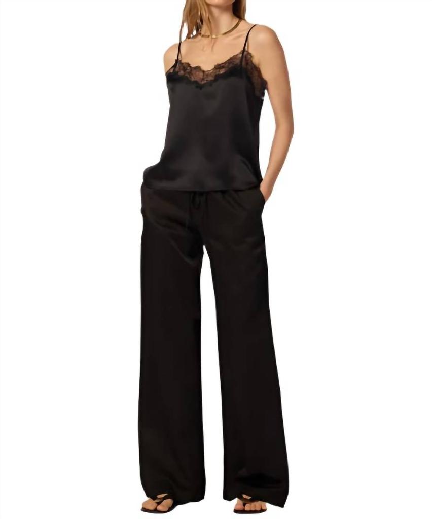 Sablyn Sablyn - Bobbi Lace Trim Silk Cami