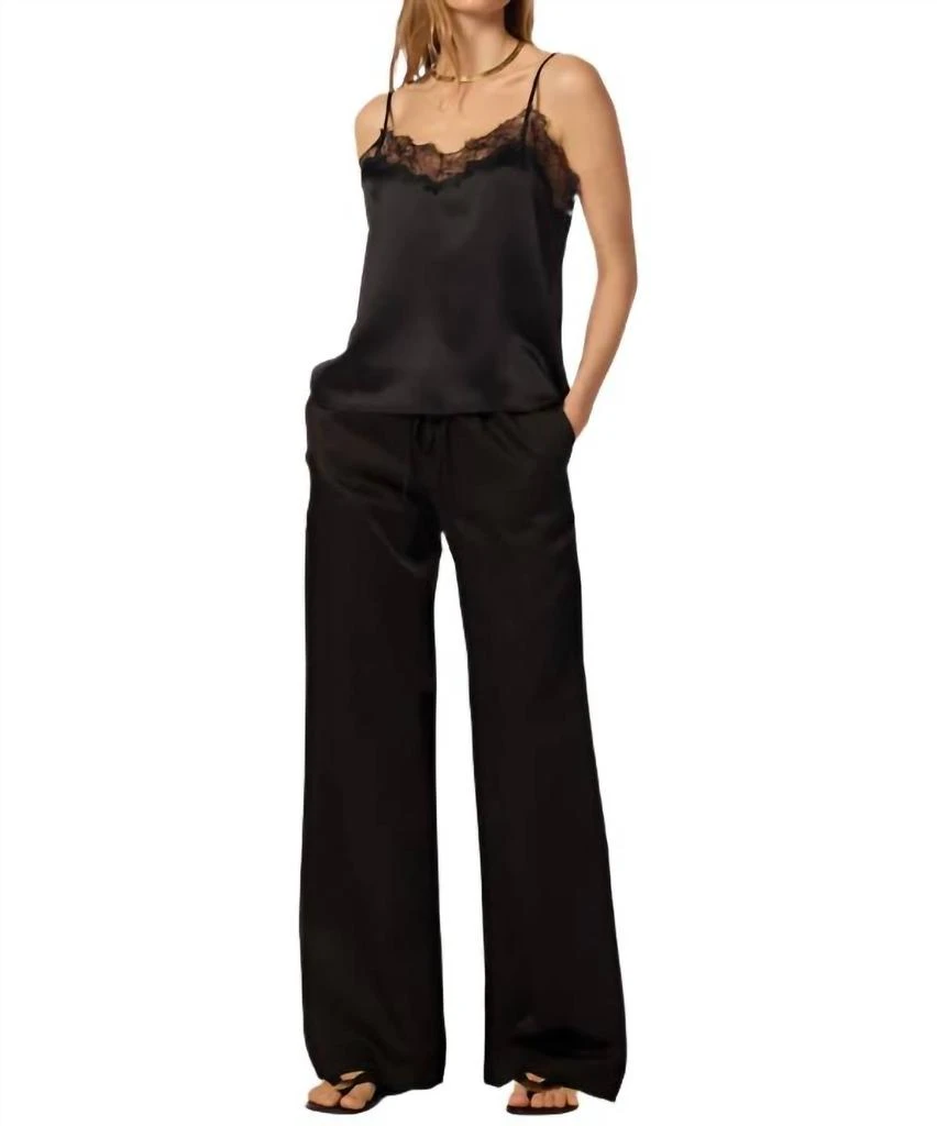 Sablyn Sablyn - Bobbi Lace Trim Silk Cami 1