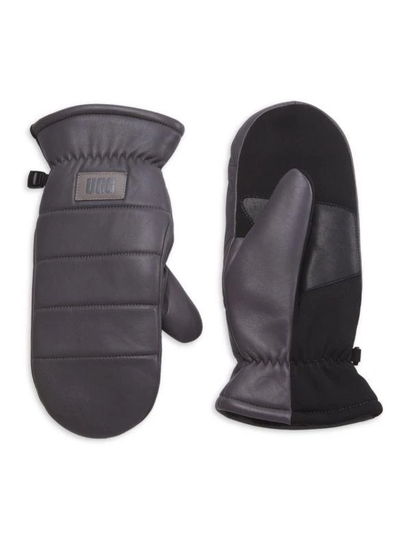 UGG Faux Fur Lined Leather Gloves 1