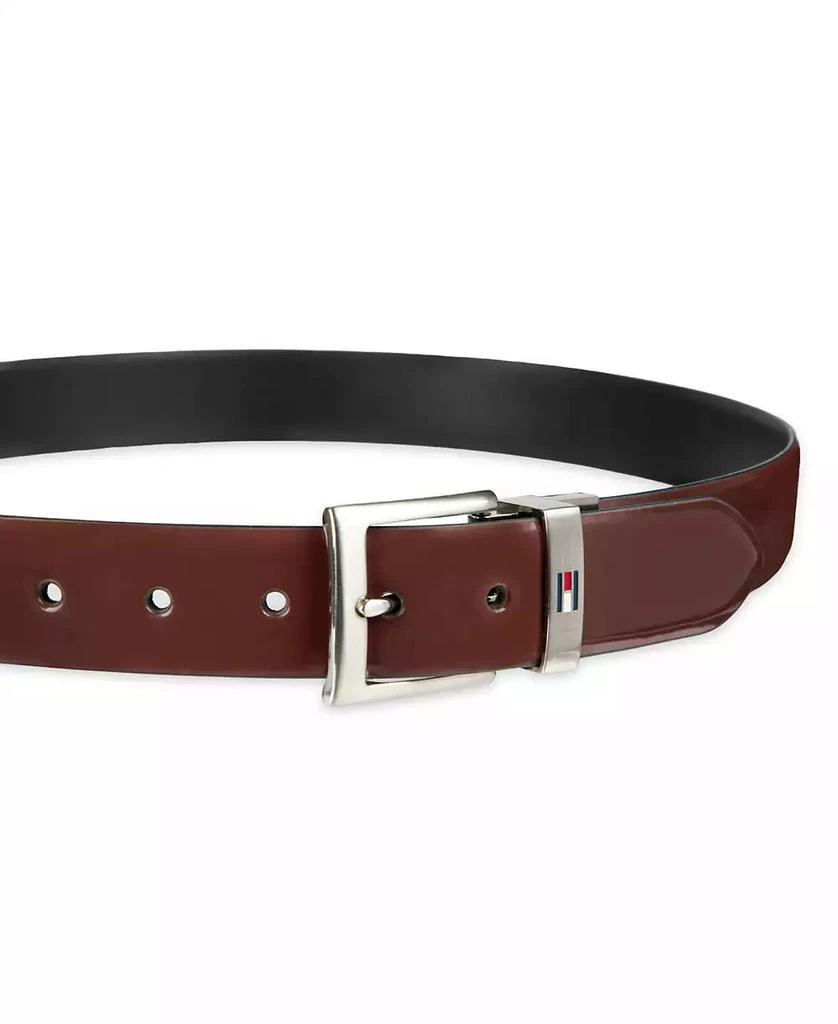 Tommy Hilfiger Men's Two-in-One Reversible Leather Dress Belt 4