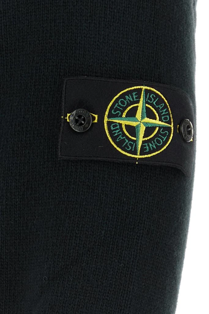 Stone Island Midnight blue wool blend sweater 3