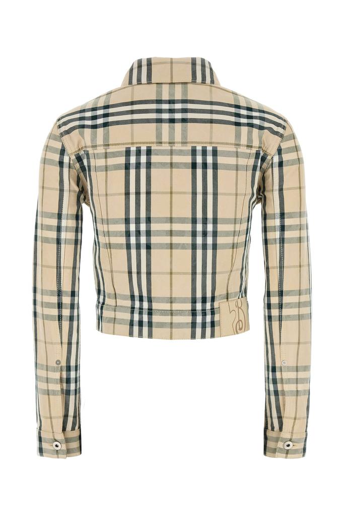 Burberry Embroidered denim jacket