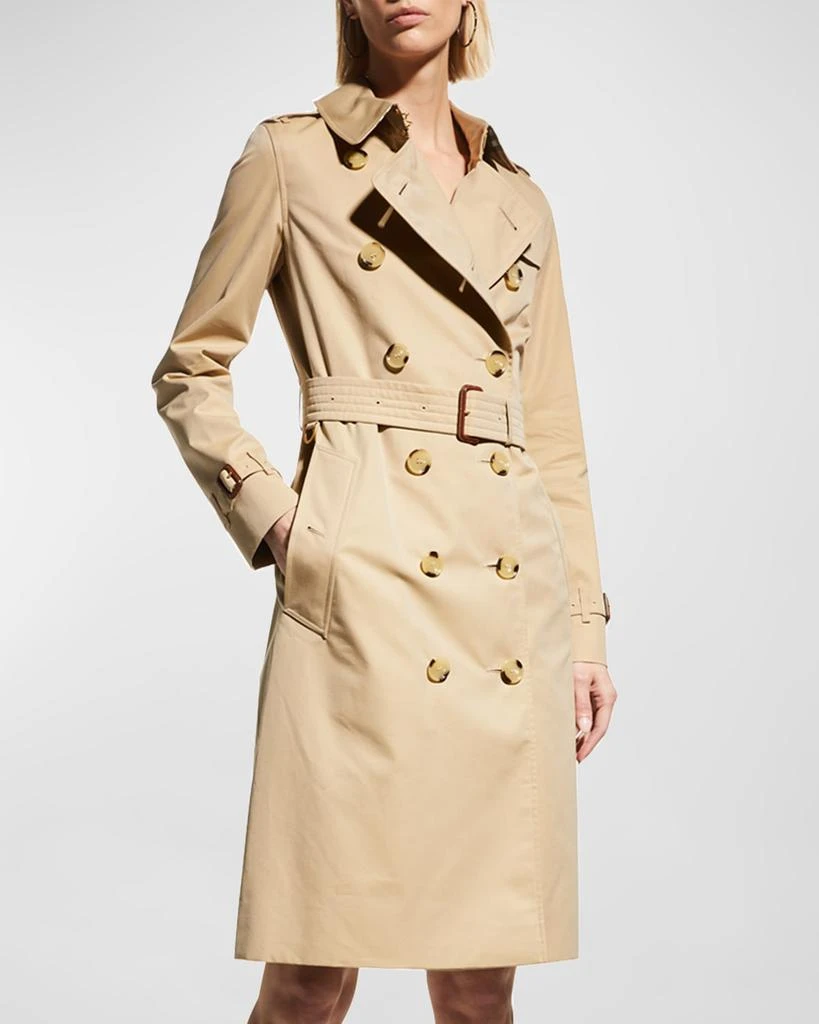 Burberry Kensington Heritage Belted Long Trench Coat 4