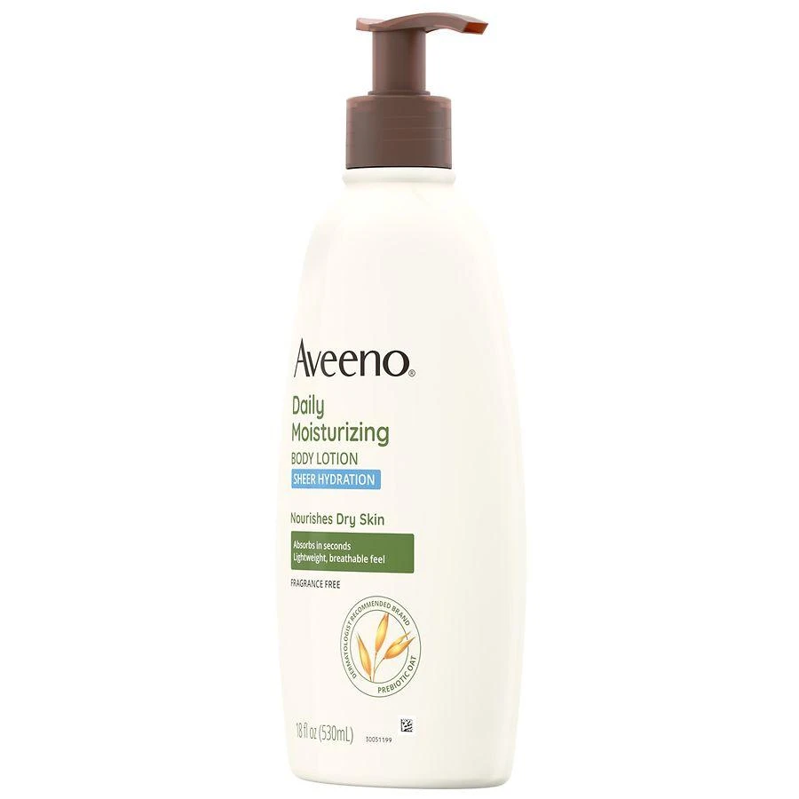 Aveeno Sheer Hydration Body Lotion Fragrance-Free 6