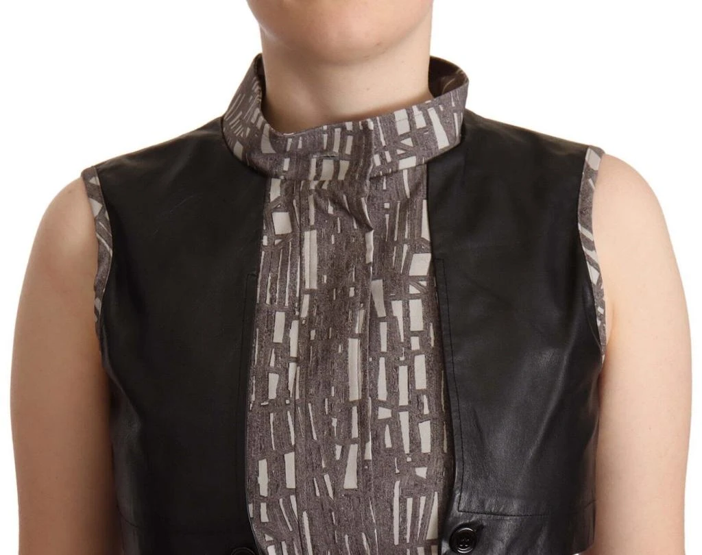 Comeforbreakfast Vest Leather Sleeveless Top Women
s Blouse 4