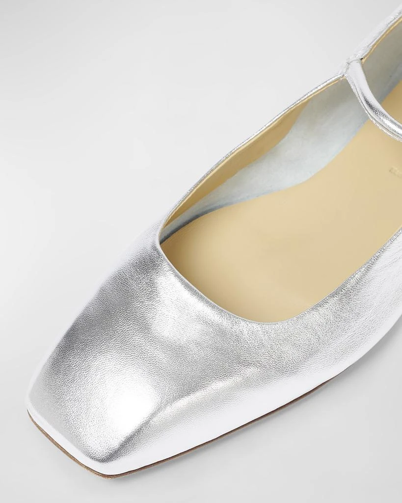 AEYDE Uma Metallic Mary Jane Ballerina Flats 4