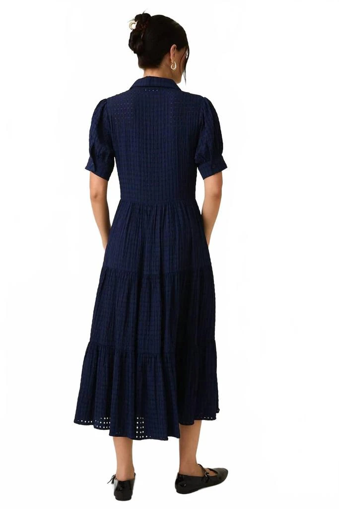 Madeleine Button-Down Midi Dress In Navy  On Sale Now with Up to 29% Off |  Discover Exclusive Deals & Savings at BeyondStyle  Authentic Sunday  Edition dresses|women|clothing with Limited-Time Discounts, Free