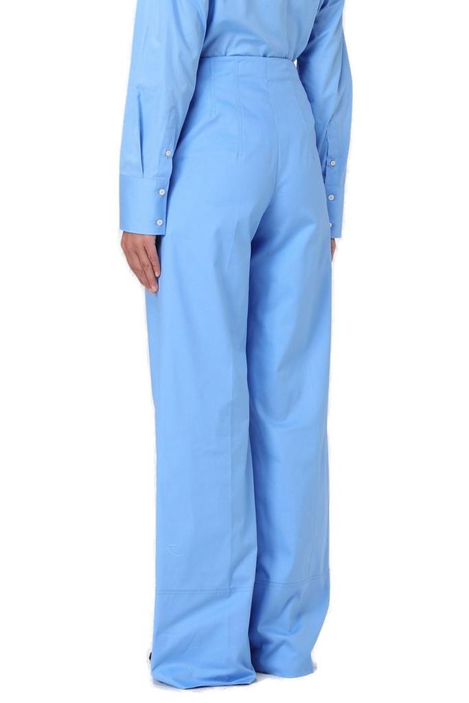 MSGM MSGM High-Waist Wide-Leg Trousers