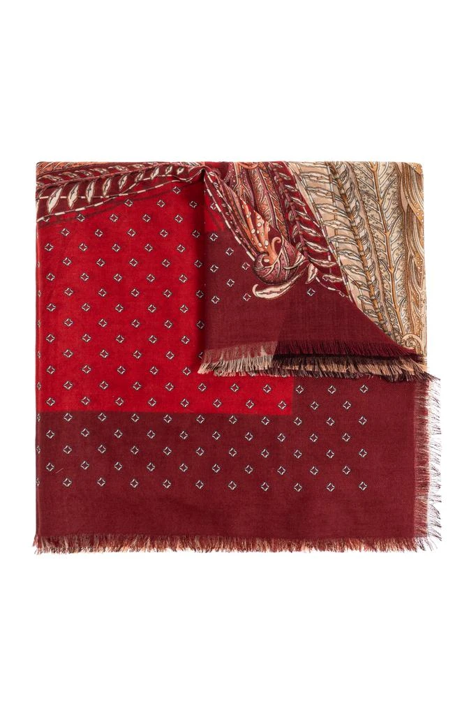 Salvatore Ferragamo Cashmere scarf with print 1