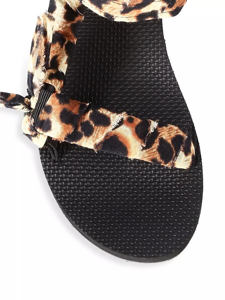 Arizona Love Trekky Leopard-Print Bandana Sport Sandals 4