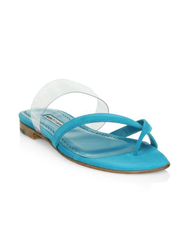 Manolo Blahnik Susina Suede Sandals 2