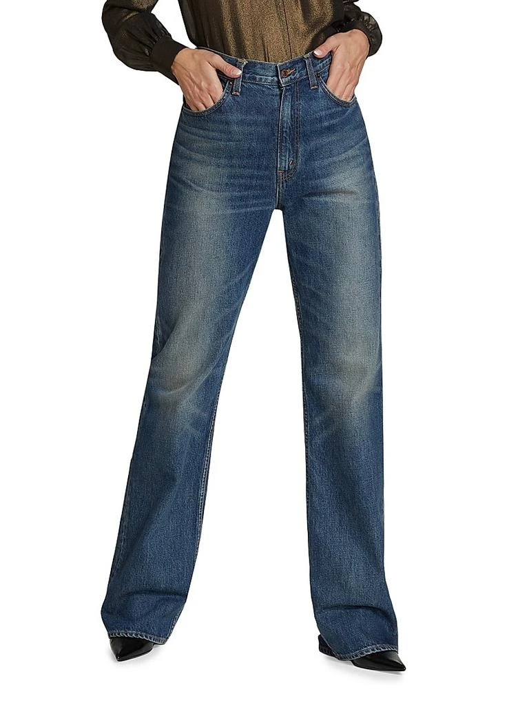 Nili Lotan Mitchell High-Rise Straight-Leg Jeans 3