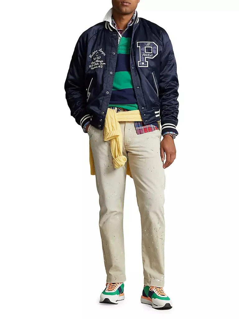 Polo Ralph Lauren Patchwork Cotton-Blend Bomber Jacket 2