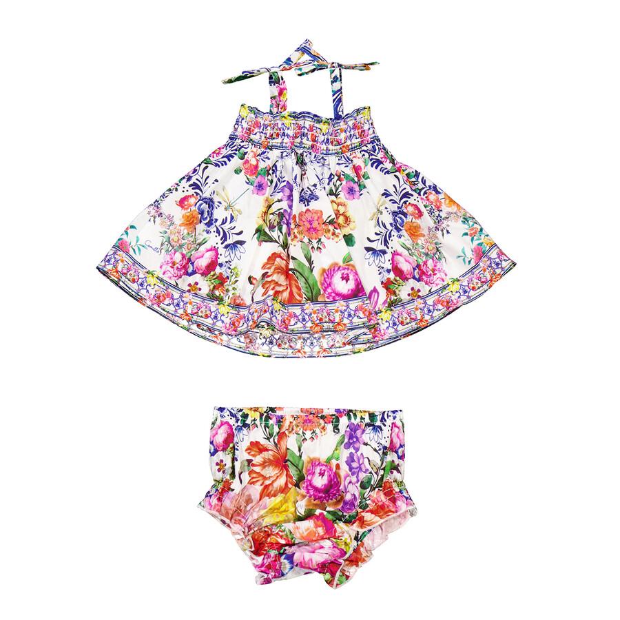 Camilla Infant Floral Print Cotton Set