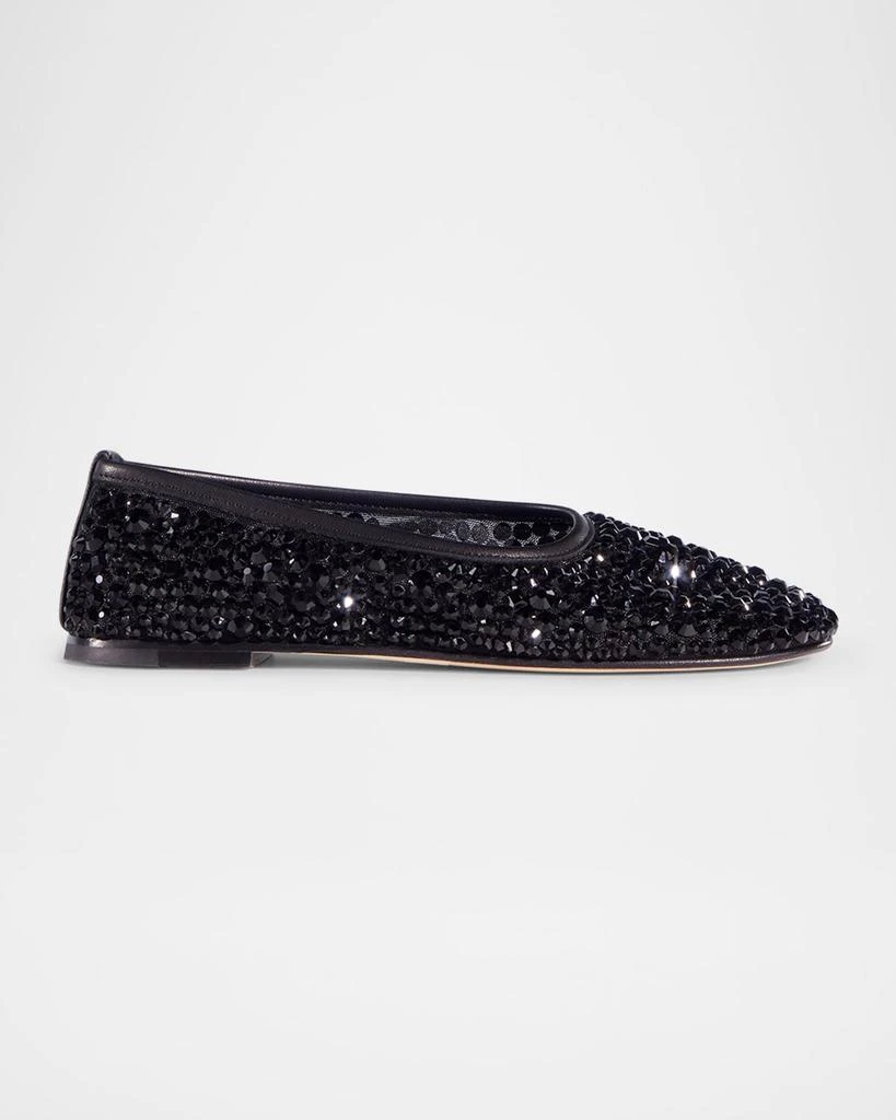 Dear Frances Balla Crystal Mesh Ballerina Flats 1