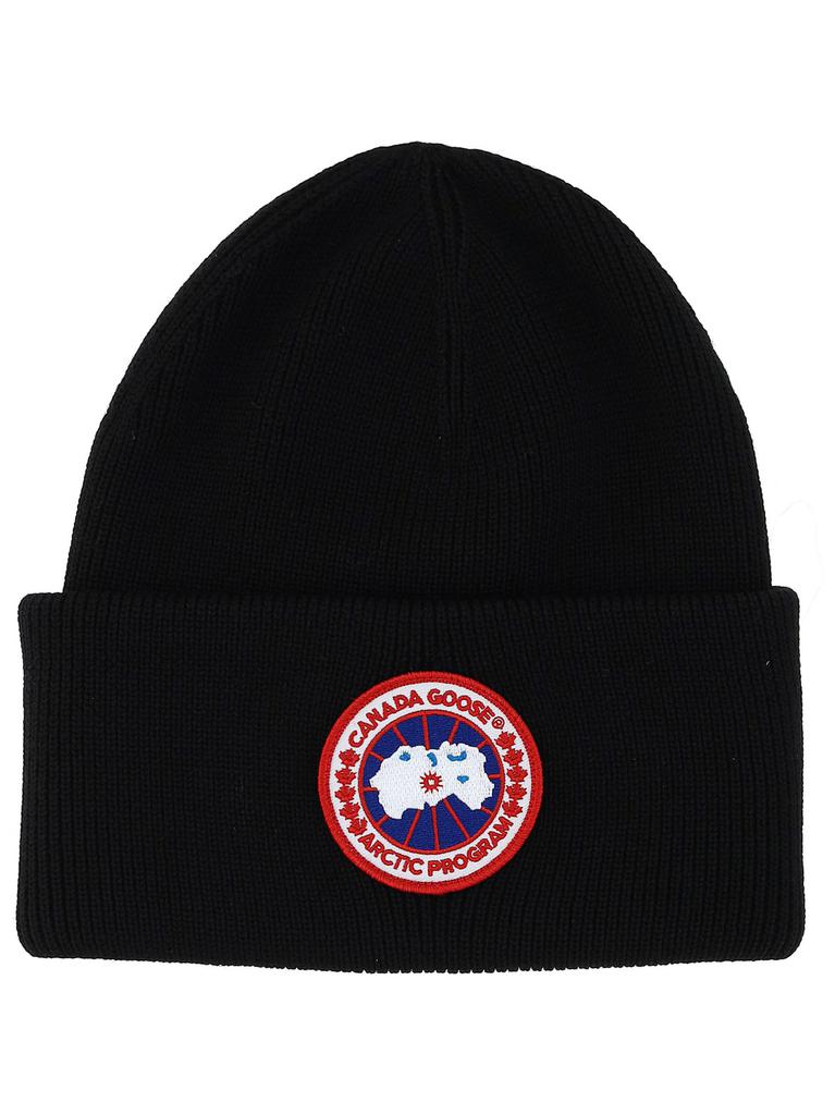 ブラック Toque Disc Arctic   CANADA ロゴパッチ TOQUE DISC ARCTIC 6936M GOOSE（カナダグース） 帽子