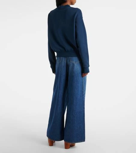 Chloé Logo cotton fleece sweatshirt 3