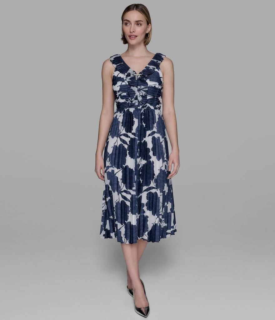 Karl Lagerfeld Paris CAPSULE OCCASION PLEATED MIDI DRESS 1