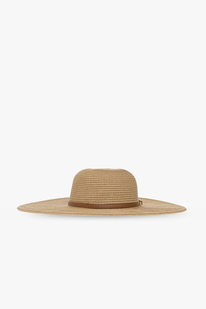 Steve Madden Women\'s Tan Lux Shine-Trim Panama Hat One Size NWT H-Reina Lux Spectrum Shine-Trim Panama Hat – On Sale Now  main image 2
