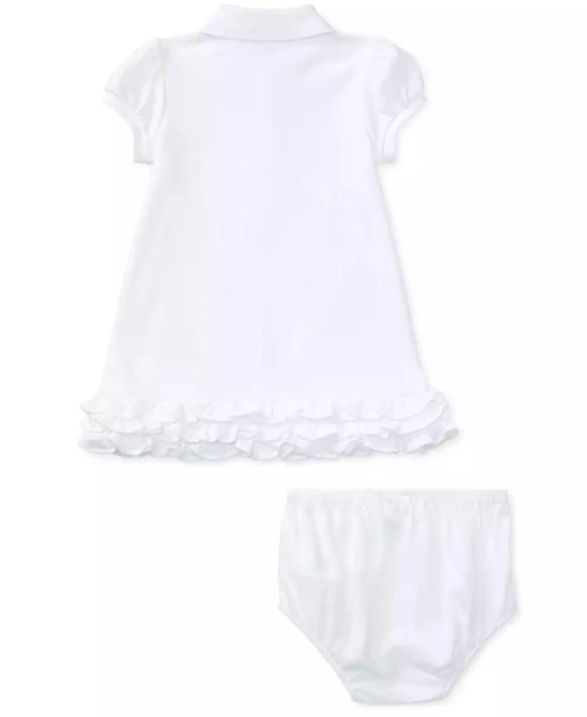 Ralph Lauren Baby Girls Ruffled Pony Printed Polo Dress 2