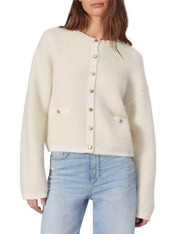 Rag & Bone Kaia Boucle Crewneck Cardigan