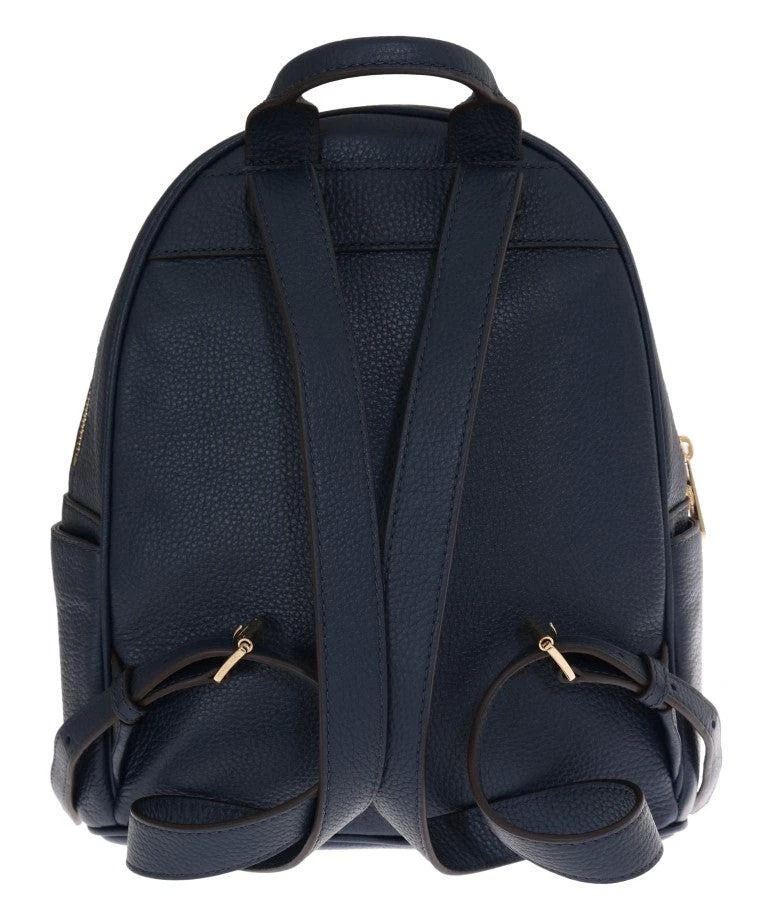 Michael Kors blue ABBEY Leather Backpack Women's Bag 3