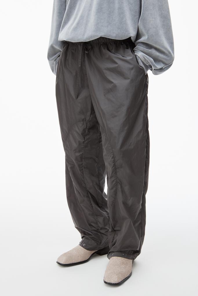 Alexander Wang articulated track pant in crisp nylon