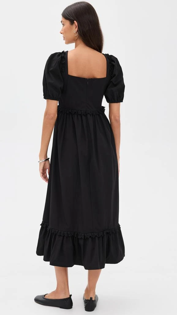 Another Girl Embroidered Puff Sleeve Maxi Dress 2