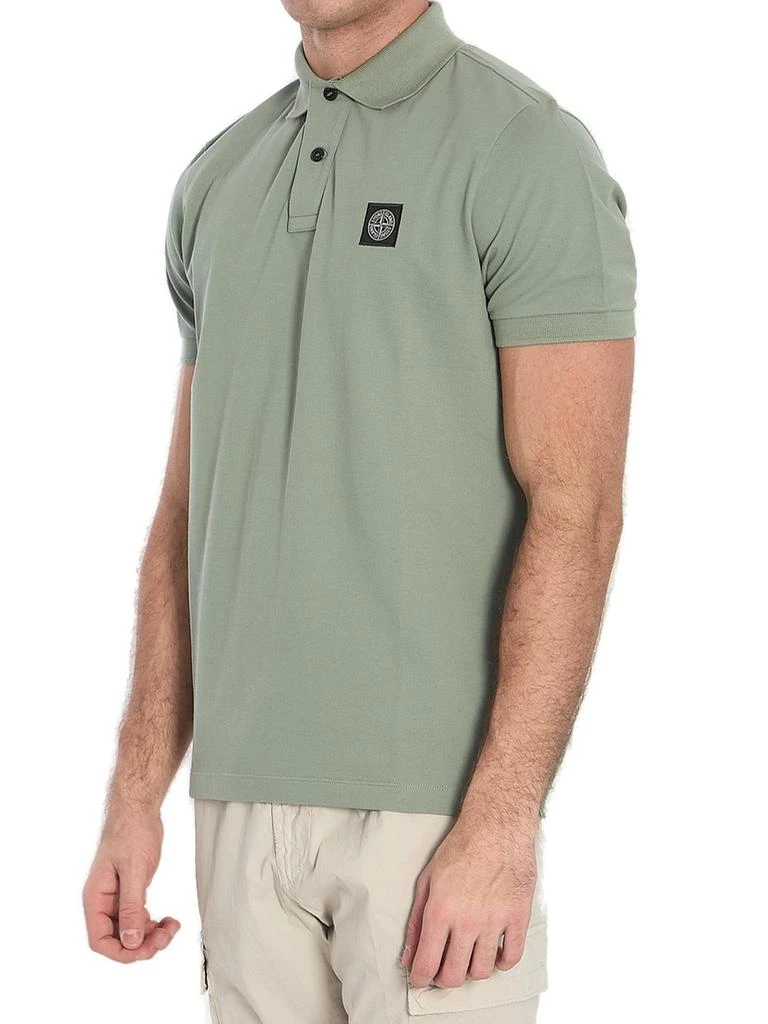 Stone Island Stone Island Logo Patch Short-Sleeved Polo Shirt 4