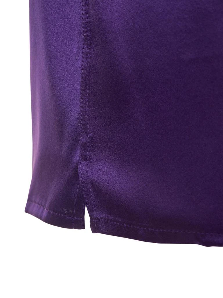 Tom Ford Logo Silk Satin Mini Shorts 3