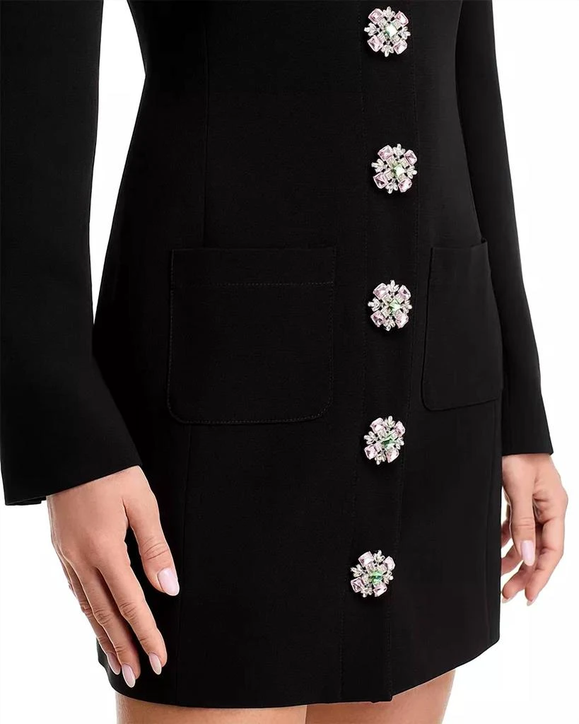 Cinq a Sept Cinq A Sept - Sheryl Embellished Button Mini Dress 4