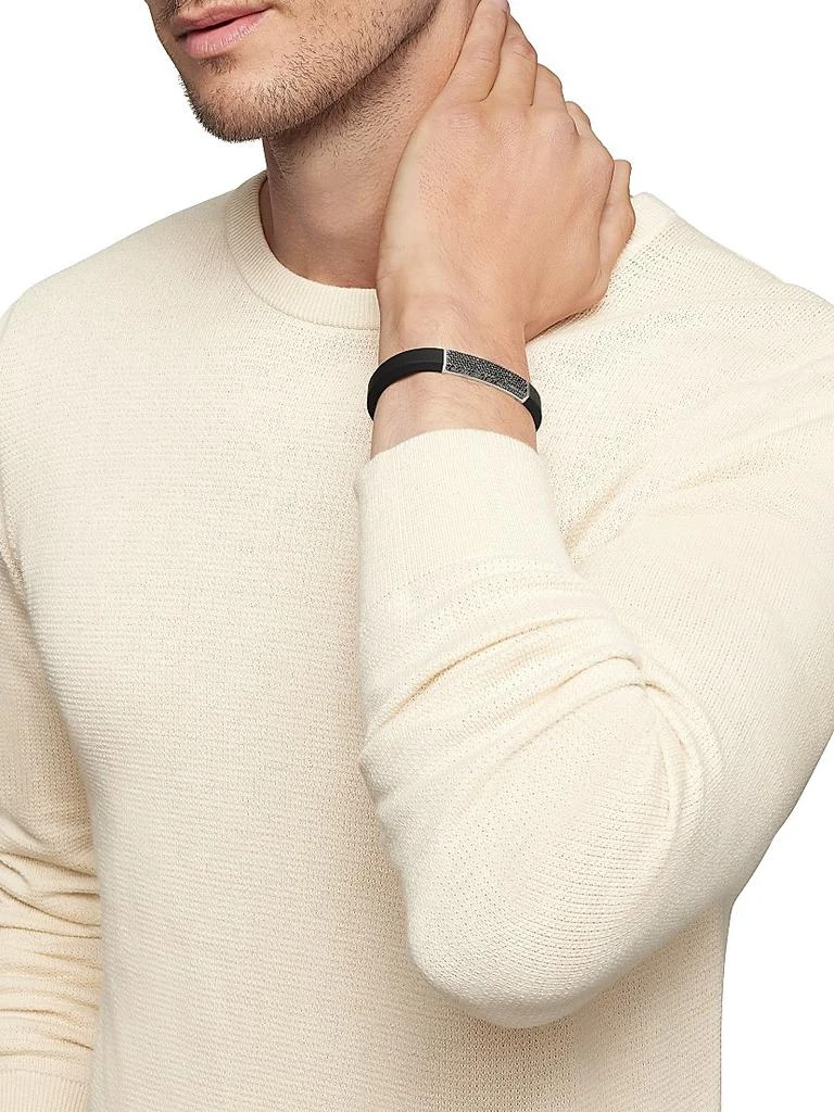 David Yurman Streamline ID Bracelet In Rubber 2