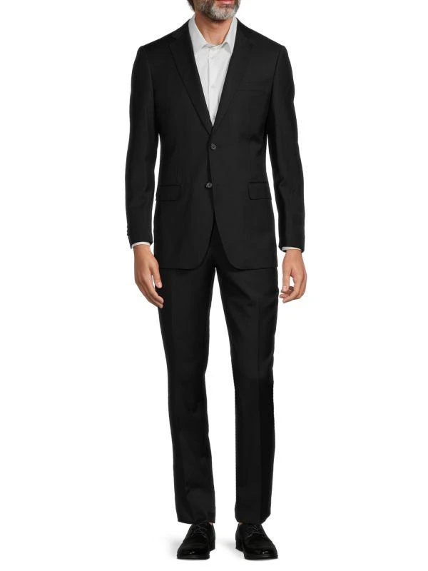 cavalli CLASS Slim Fit Super 120s Wool Suit 1