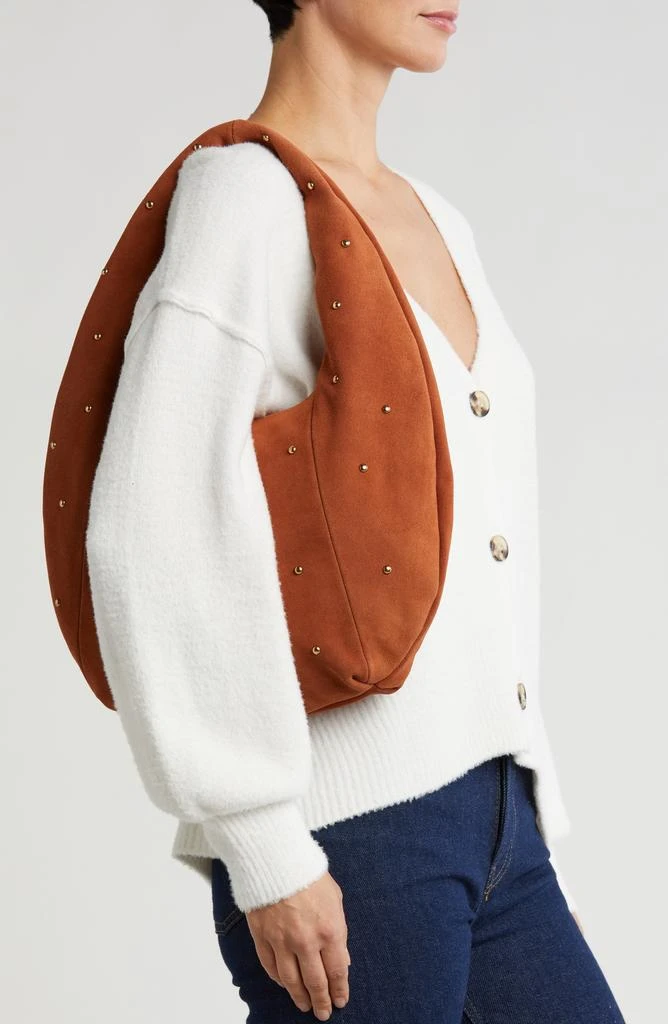 Sam Edelman Bernie Studded Suede Hobo Bag 2