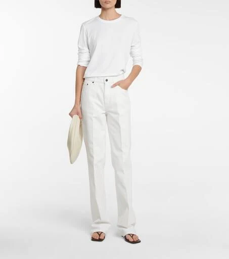 The Row Shermann cotton-jersey top 2