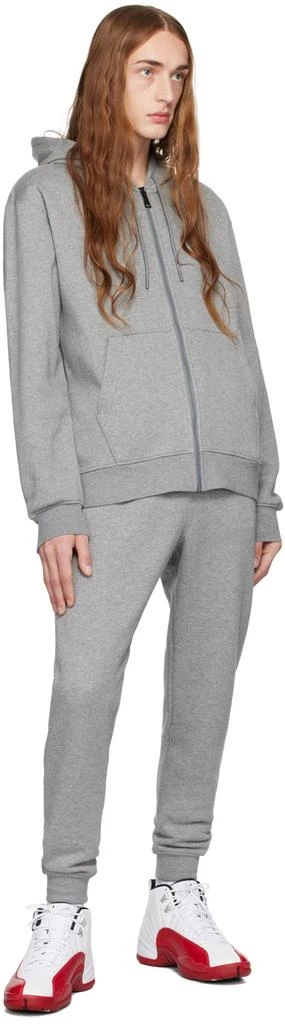 Nike Jordan Gray Embroidered Sweatpants 4