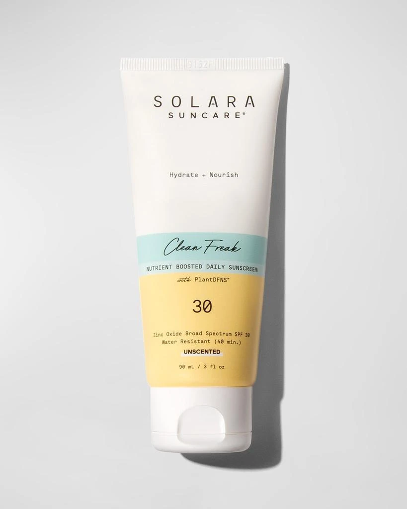 Solara Suncare Clean Freak Sunscreen Moisturizer - Unscented, 3 oz. / 88.7 mL 1