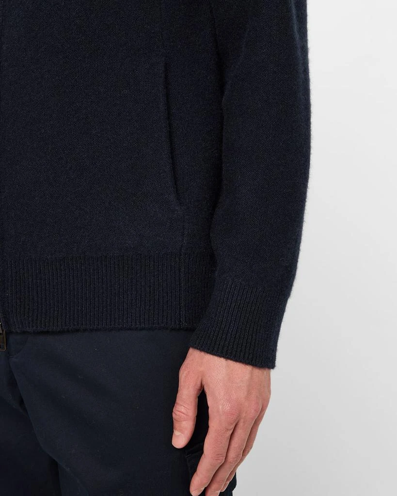 Vince Men's Boiled Cashmere-Blend Zip Sweater 5