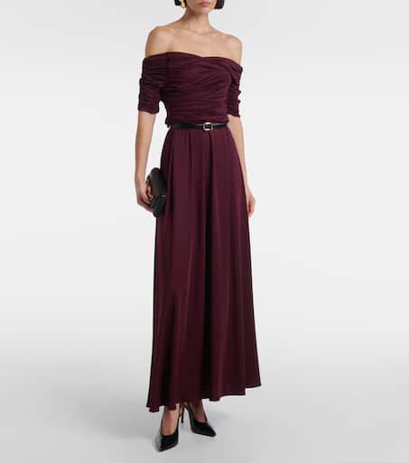 Altuzarra Charlotte ruched jersey midi dress