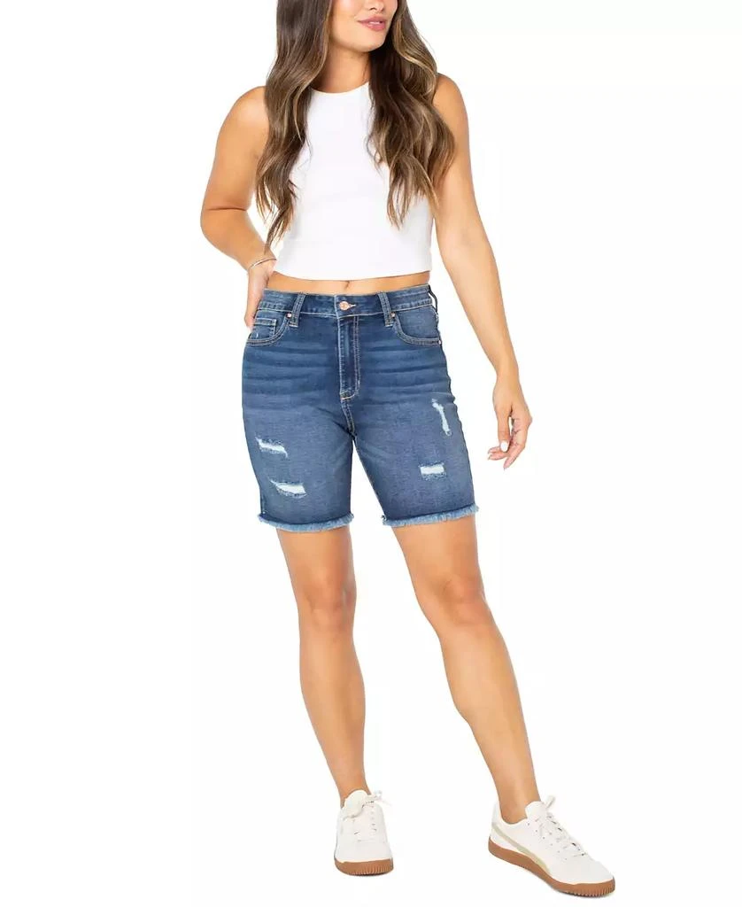 Celebrity Pink Juniors' High-Rise Bermuda Shorts 3